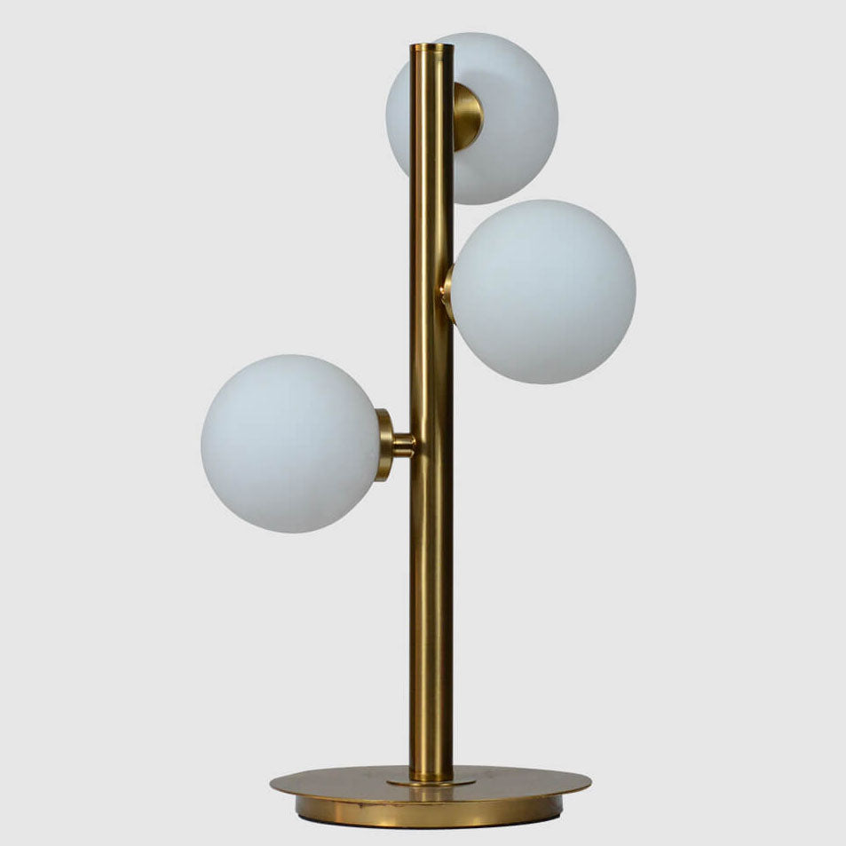 Nordic Creative Magic Bean Glass Iron 3-Light Table Lamp