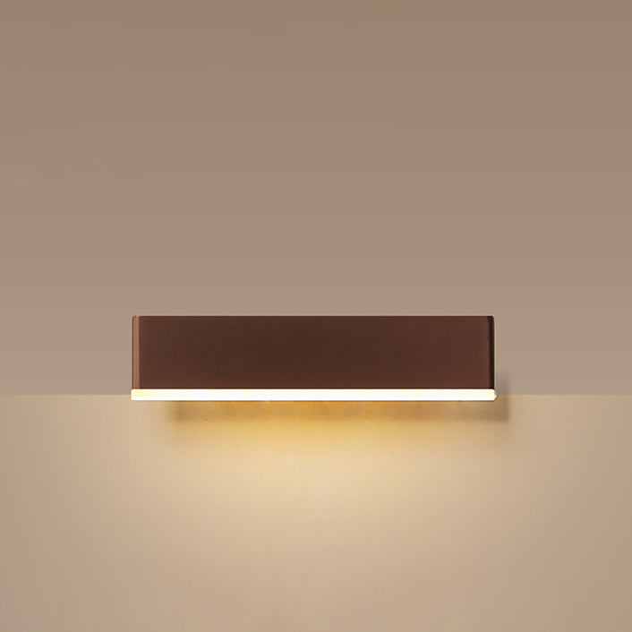 مصباح حائط LED من الحديد المكعب الأكريليكي بتصميم عصري بسيط لغرفة النوم 