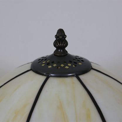 European Vintage Tiffany Flora 1-Light Table Lamp