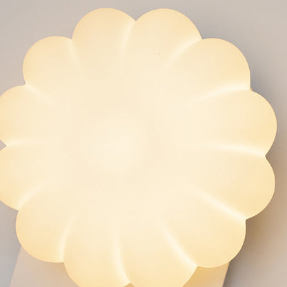 Modern Simplicity PE Pumpkin Shape Iron 1-Light Wall Sconce Lamp For Bedroom