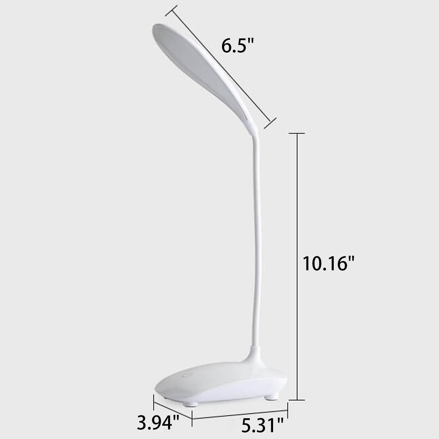 Simple Creative Twistable Touch Folding Eye Protection LED Desk Lamp