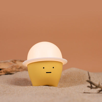 Creative Cute Emoji Silicone LED Night Light Bedside Table Lamp