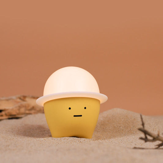 Creative Cute Emoji Silicone LED Night Light Bedside Table Lamp