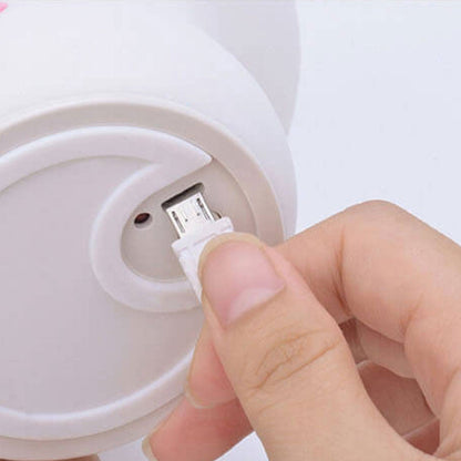 Creative Cartoon Mushroom Silicone Night Light LED Table Lamp