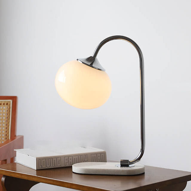 Nordic Minimalist Nostalgic Glass Sphere 1-Light Table Lamp