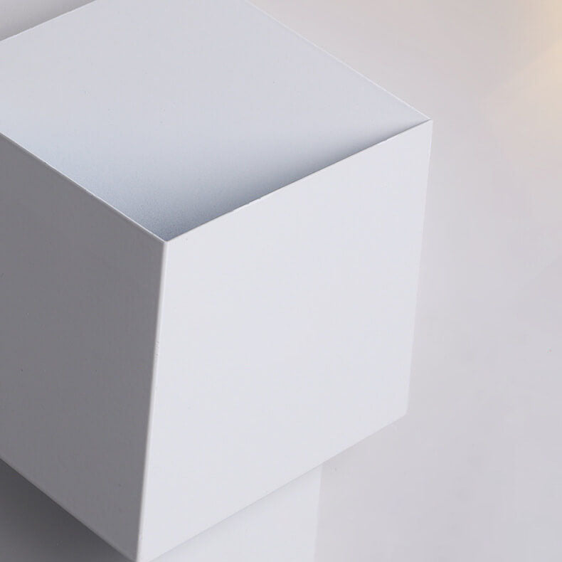 Modern Cream Style Simple Square LED Wall Sconce Lamp