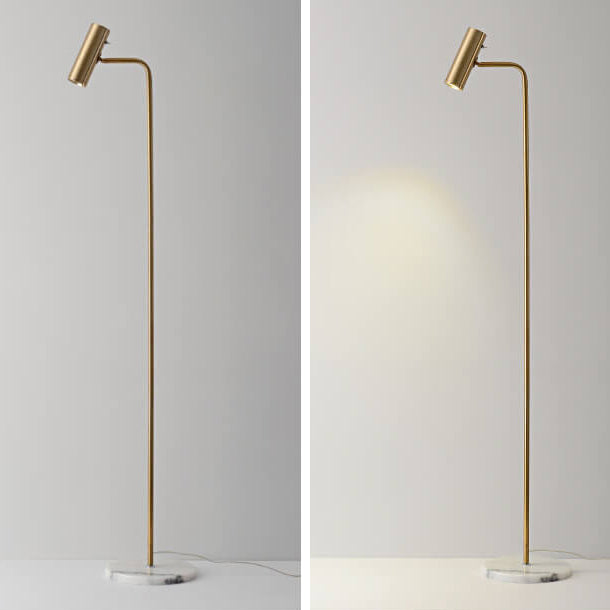 Industrial Iron Simple Lamp Base Adjustable LED Standing Floor Lamp