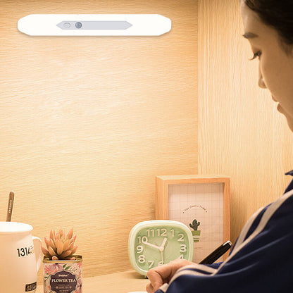 USB充電式人体誘導LEDナイトライト壁取り付け用燭台ランプ