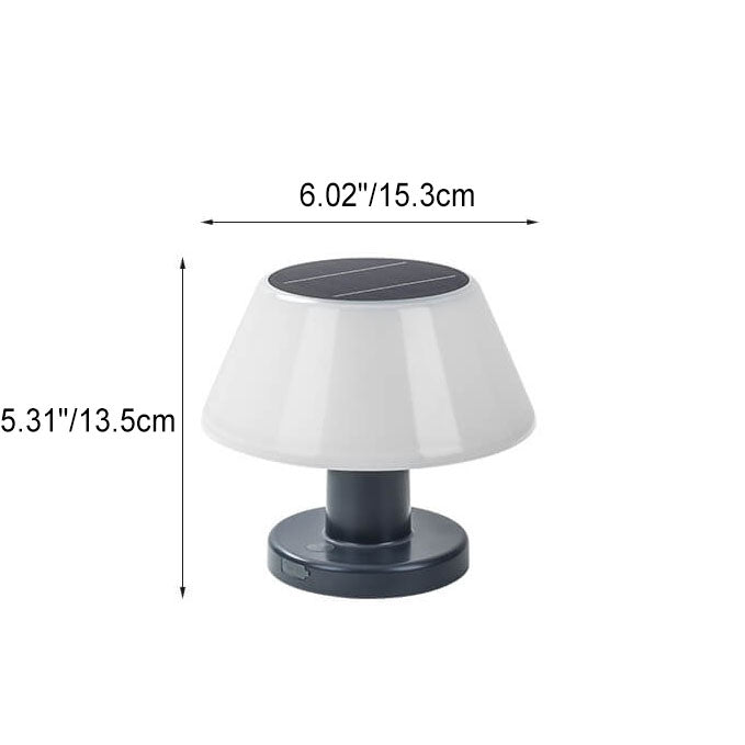 Outdoor Solar Creative Mushroom LED Night Light Table Lamp