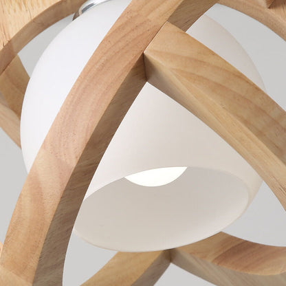 Japanese Wabi-sabi Log 1-Light Pendant Light