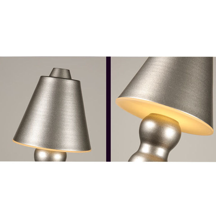 Modern Metal Rechargeable LED Table Lamp