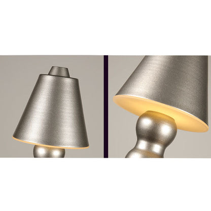 Modern Metal Rechargeable LED Table Lamp
