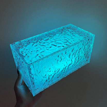 Creative Ice Cube Acrylic RGB LED Decorative Table Lamp