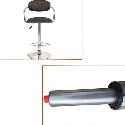 Contemporary Scandinavian Half Round Wicker Hardware Bar Stool Backrest For Dining Room