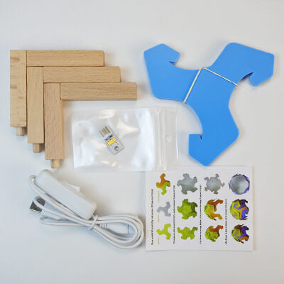 DIY Moon Lamp LED Night Light USB Decorative Table Lamp