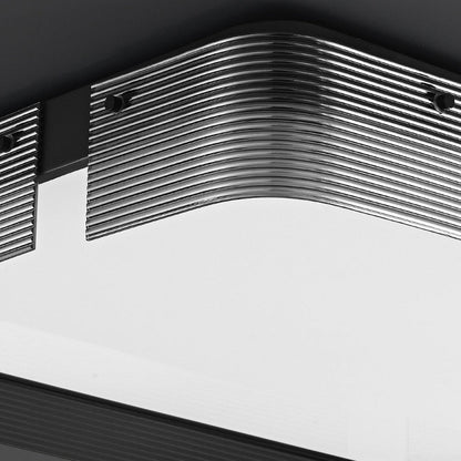 Contemporary Simplicity Ultra-thin Acrylic Rectangular Shade LED Flush Mount Ceiling Light For Bedroom