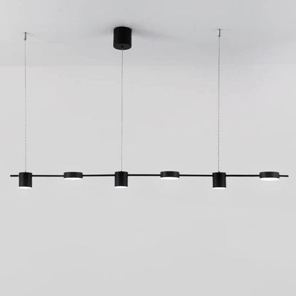 Modern Minimalist Line Round Spotlight LED Island Light Chandelier