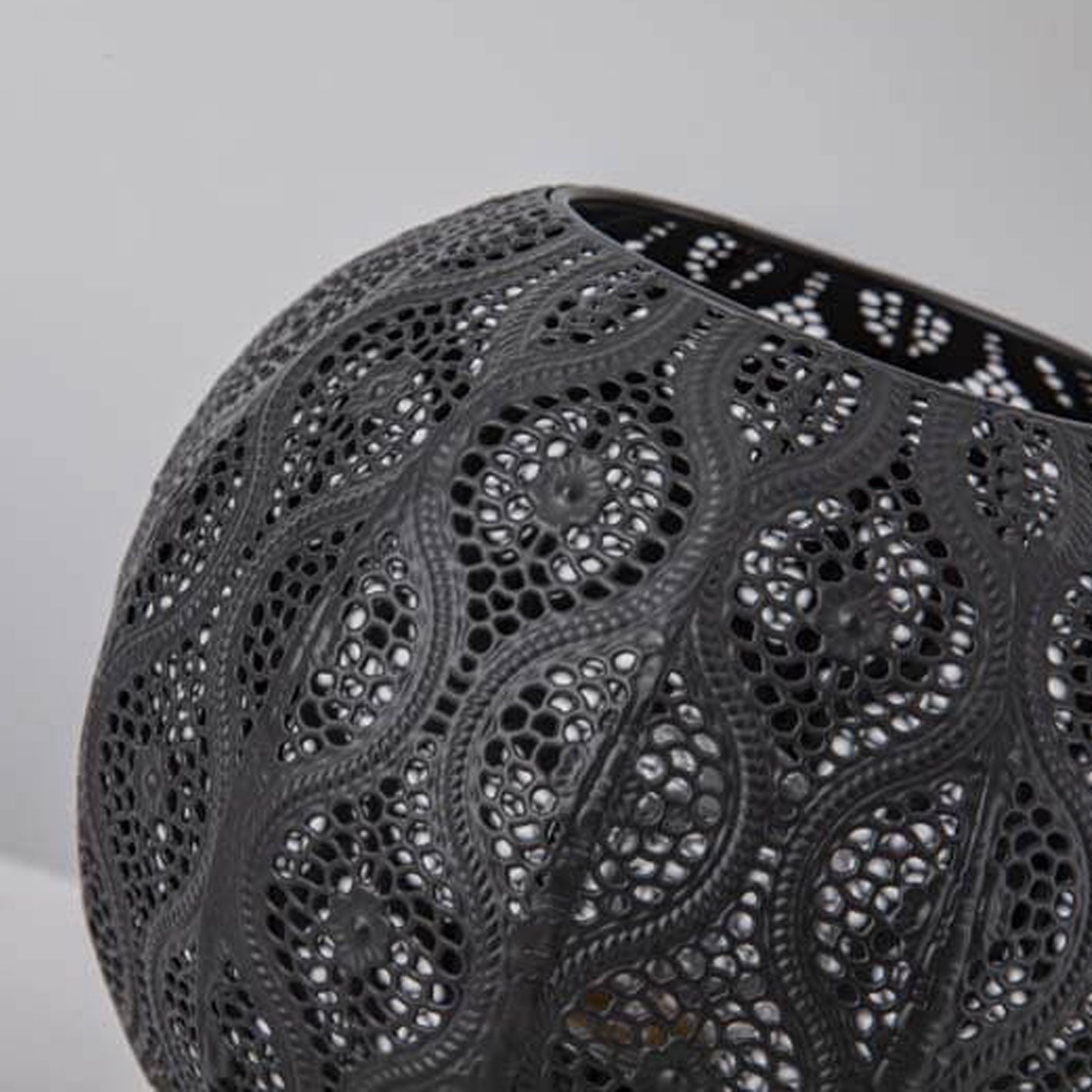 Creative Spherical Metal Projection 1-Light Decorative Table Lamp