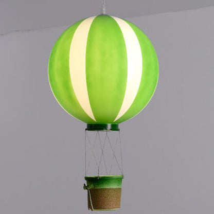 Scandinavian Modern Creative Hot Air Balloon Iron Acrylic 1-Light Pendant Light