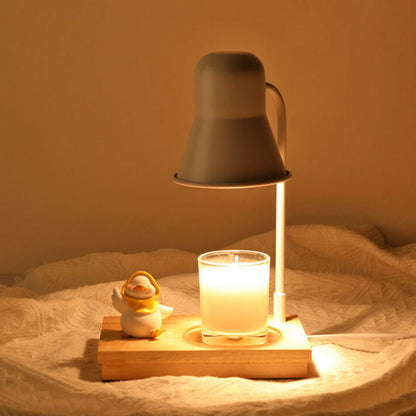 Modern Astronaut Aromatherapy 2-Light Melting Wax Table Lamp