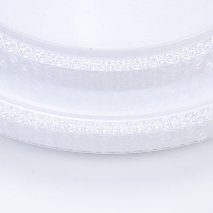 Modern Simple Round Thin Double Crystal LED Flush Mount Ceiling Light