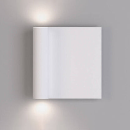 Modern Minimalist Square Up and Down Illuminated LED Wall Sconce Lamp