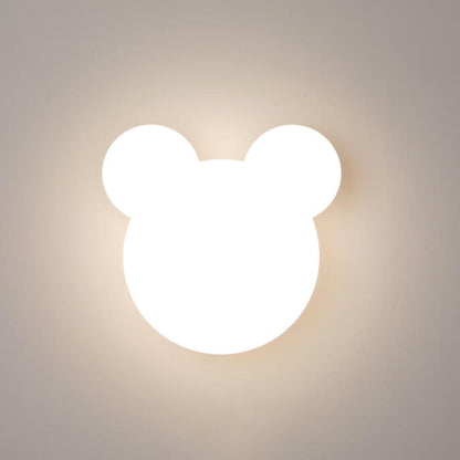 مصباح حائط LED على شكل دب كرتوني بسيط 