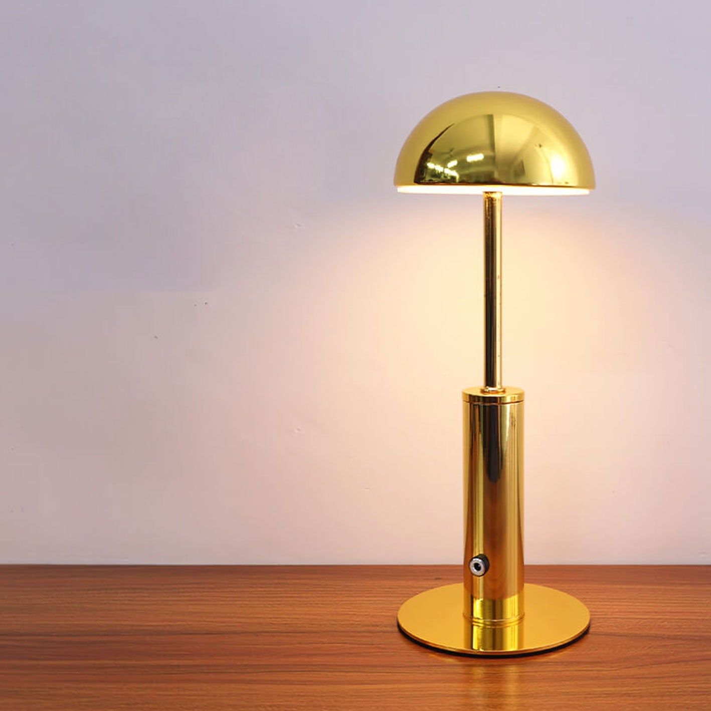 European Wrought Iron LED Rechargeable Table Lamp