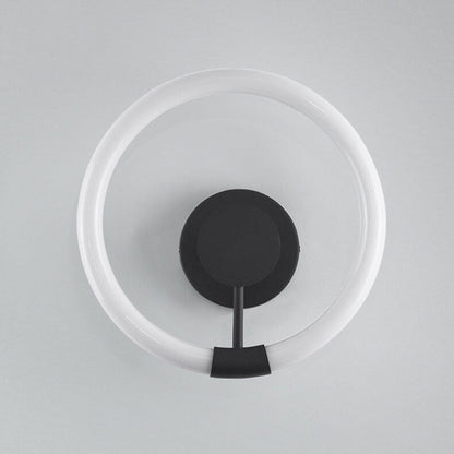 Contemporary Simplicity Circle Acrylic Shade LED Wall Sconce Lamp For Bedroom