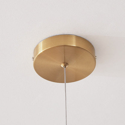 Modern Solid Wood Japanese Style Strip LED Chandelier