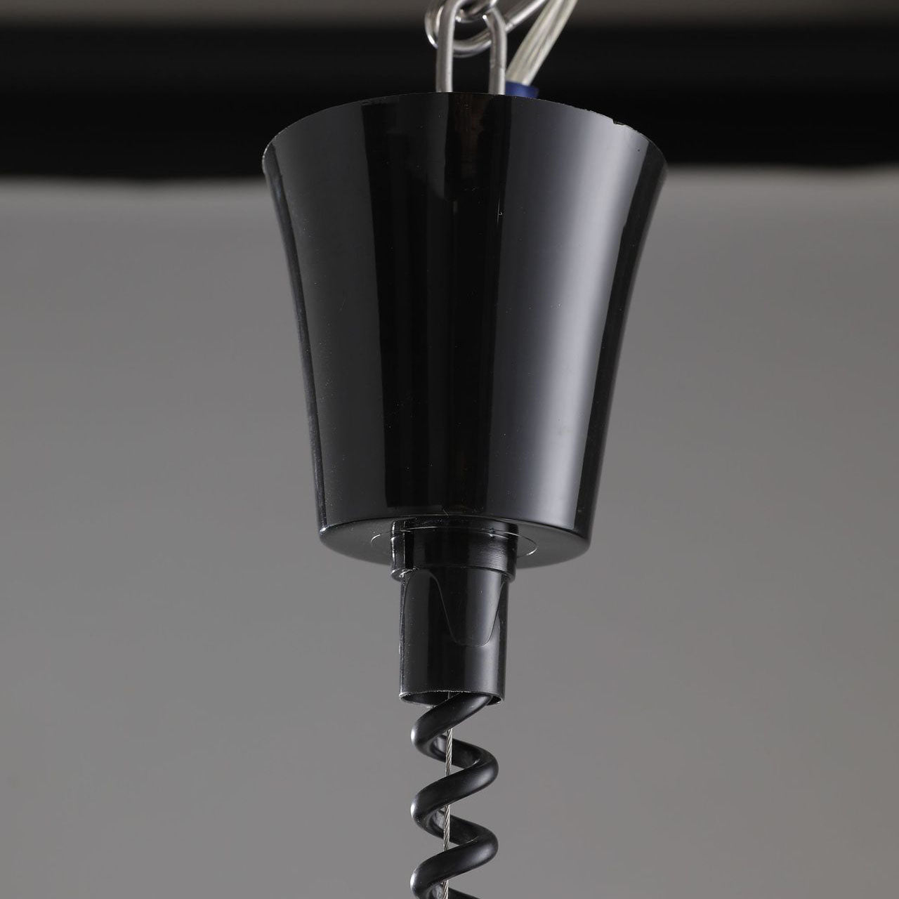 Japanese Minimalist Hardware Glass Round Head Retractable 1-Light Pendant Light