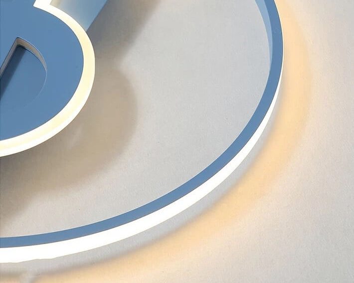 Nordic Creative Music Notes Design LED Flush Mount Ceiling Light