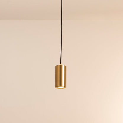 Nordic Minimalist Column Iron Mini 1-Light Pendant Light
