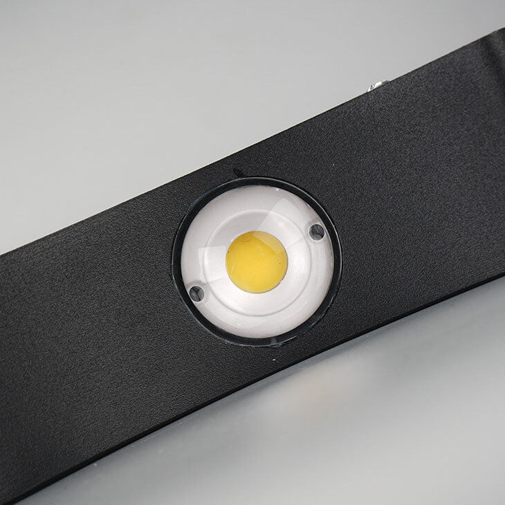 モダンでクリエイティブなウェーブカーブアクリルアルミLEDウォールスコンスランプ