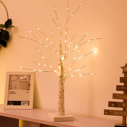 300 Light Copper Wire Full of Star Birch Tree USB Charging LED Light
