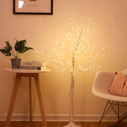300 Light Copper Wire Full of Star Birch Tree USB Charging LED Light