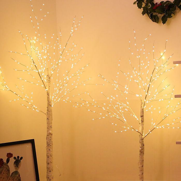 300 Light Copper Wire Full of Star Birch Tree USB Charging LED Light