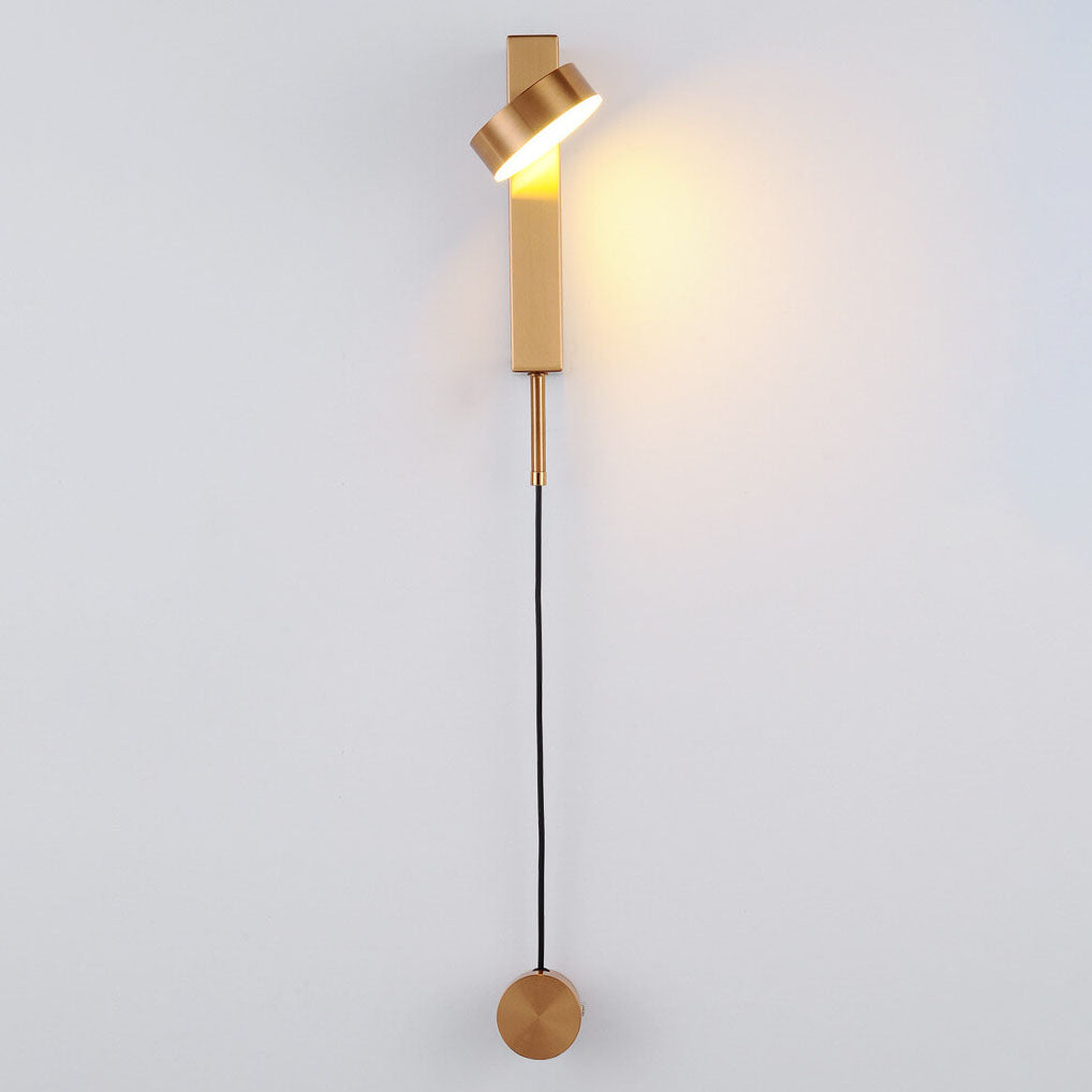 Postmodern Creative Metal 1-Light Long Strip LED Wall Sconce Lamps