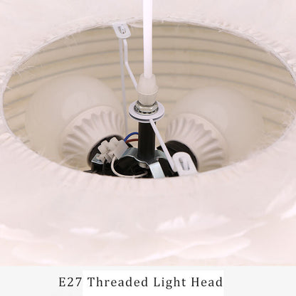 Feather 1-Light Heart Shade Pendant Light
