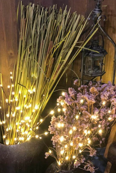 60 Light Simulation Tree Branch USB Charging LED Table Lamp