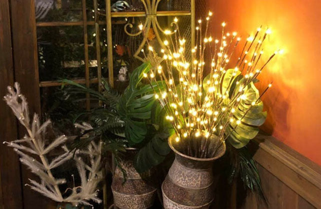 60 Light Simulation Tree Branch USB Charging LED Table Lamp