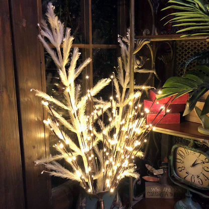 60 Light Simulation Tree Branch USB Charging LED Table Lamp
