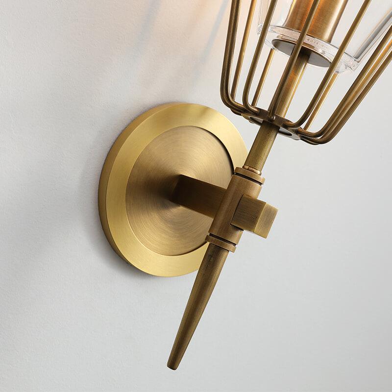 Modern Creative Torch Shaped Metal 1-Light Wall Sconce Lamp