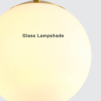 Pentagram Shape Glass Ball 1-Light Wall Sconce Lamp