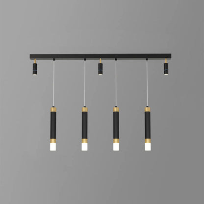 Modern Light Luxury Hardware Acrylic LED Spotlight Island Light Chandelier