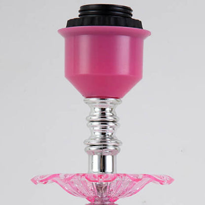 European Style Wedding Fabric Glass 1-Light Table Lamp