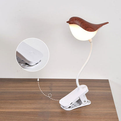 Nordic Creative Bird Clip USB Charging LED Night Light Table Lamp