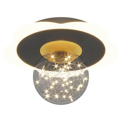 Modern Creative Triangle Flower Full Star LED Flush Mount Ceiling Light
