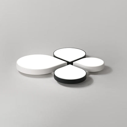 Modern Minimalist Four Leaf Clover Acrylic LED Flush Mount Ceiling Light