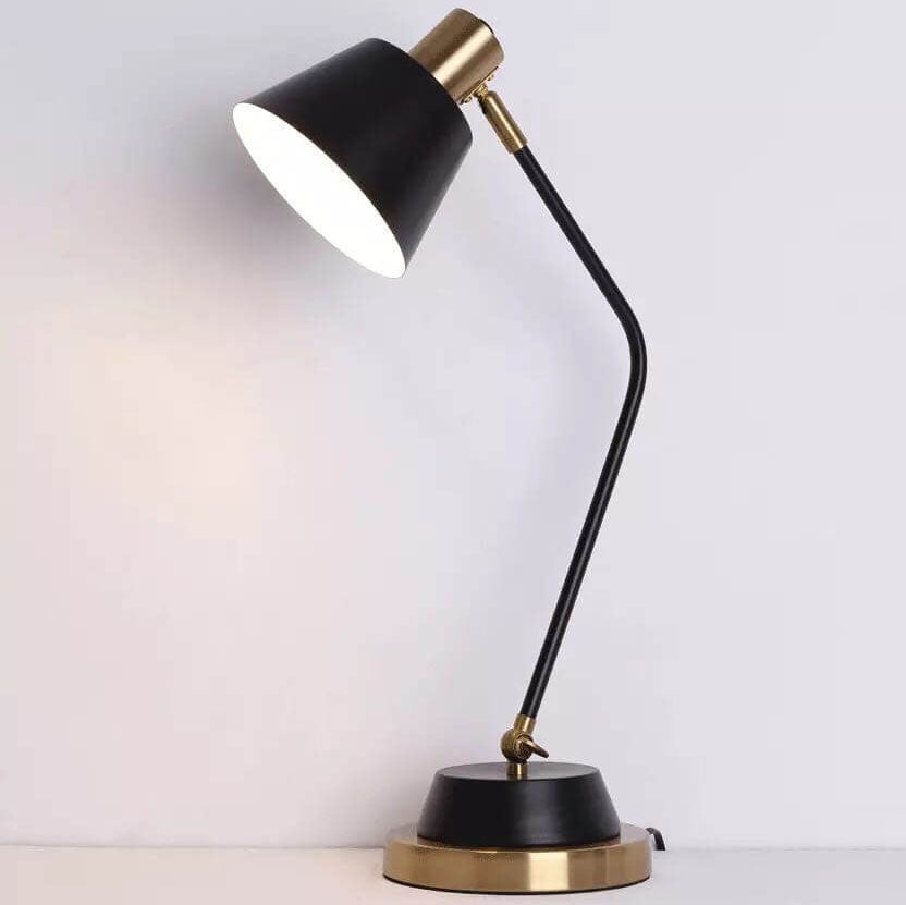 Modern Minimalist Solid Color Iron 1-Light Table Lamp